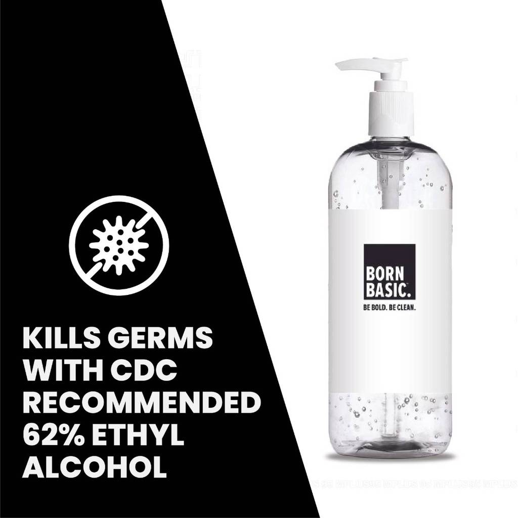INSTANT HAND SANITIZER 500ML 95 MPLUS/BORN BASIC MEMBUNUH 99.99