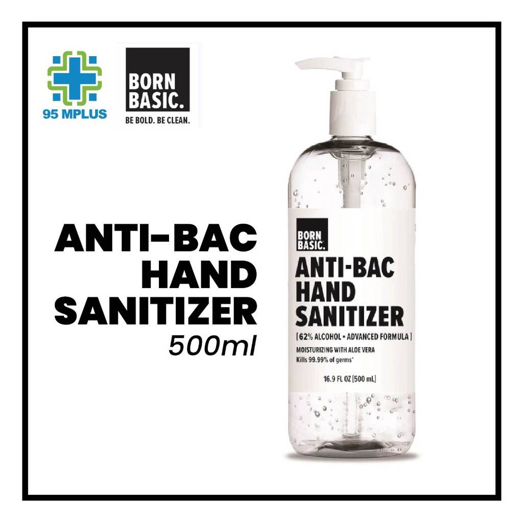 INSTANT HAND SANITIZER 500ML 95 MPLUS/BORN BASIC MEMBUNUH 99.99