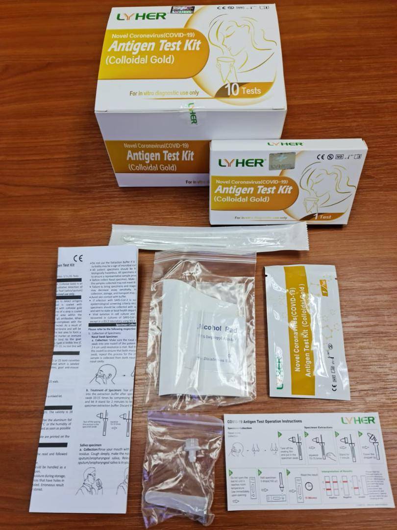 LYHER Covid19 Test Kit Individual Pack (10pc/Box)